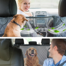 Lade das Bild in den Galerie-Viewer, PauliTravel – der Rücksitzschutz für Hunde mit Anschnallgurt