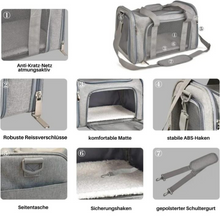 Lade das Bild in den Galerie-Viewer, PauliPet Transporttasche – Das mobile Körbchen