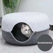Lade das Bild in den Galerie-Viewer, PauliCat Katzentunnel – Die Kuschelhöhle für Katzen