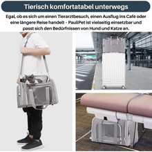 Lade das Bild in den Galerie-Viewer, PauliPet Transporttasche – Das mobile Körbchen