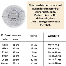 Lade das Bild in den Galerie-Viewer, PauliDream Tierbett – Ein Flauschiges Plätzchen zum Träumen
