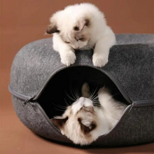Lade das Bild in den Galerie-Viewer, PauliCat Katzentunnel – Die Kuschelhöhle für Katzen
