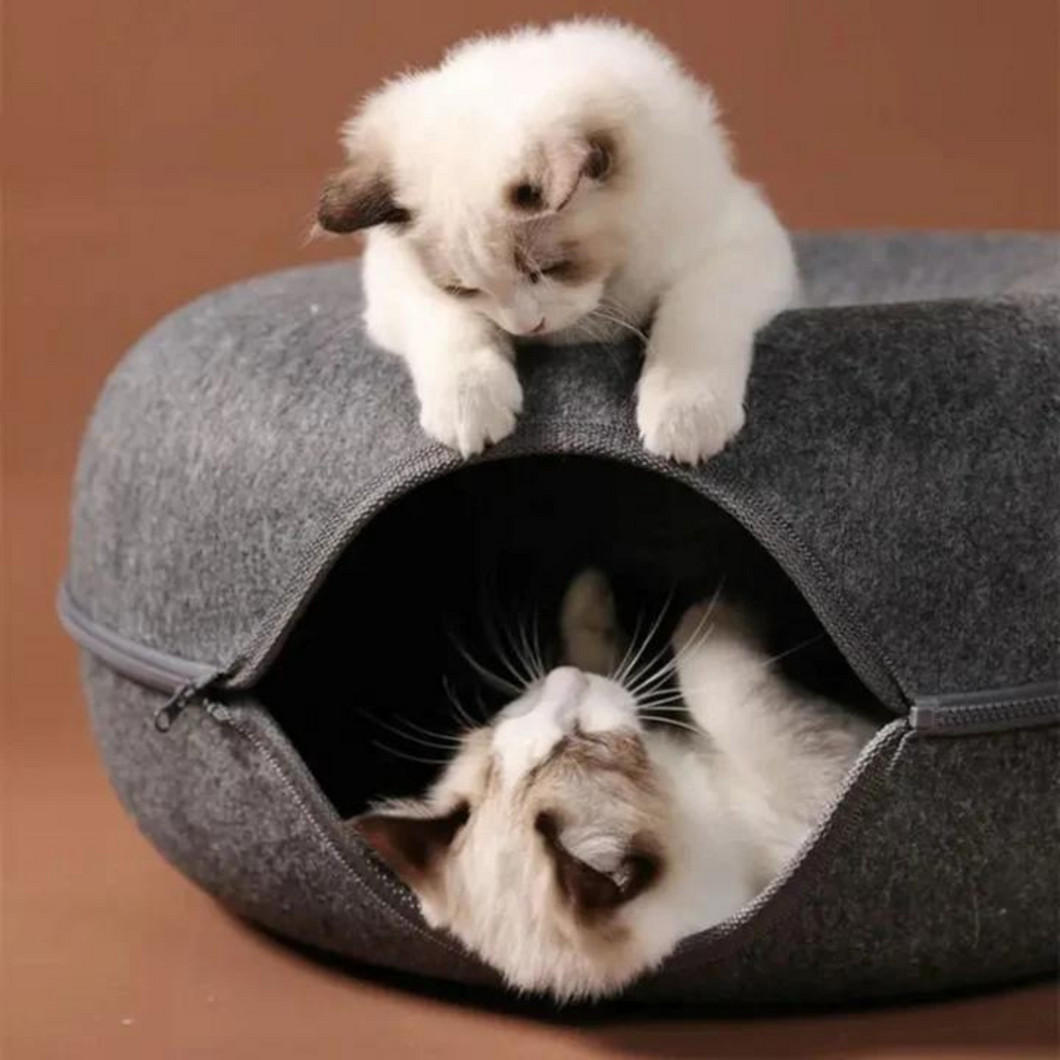 PauliCat Katzentunnel – Die Kuschelhöhle für Katzen