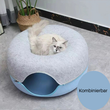 Lade das Bild in den Galerie-Viewer, PauliCat Katzentunnel – Die Kuschelhöhle für Katzen
