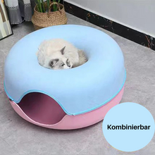 Lade das Bild in den Galerie-Viewer, PauliCat Katzentunnel – Die Kuschelhöhle für Katzen
