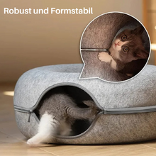 Lade das Bild in den Galerie-Viewer, PauliCat Katzentunnel – Die Kuschelhöhle für Katzen
